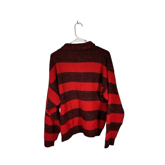 Ironwood Trading Company Striped Knit Sweater Collared Pullover - Picture 3 of 3